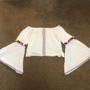 Bell bottom sleeve top